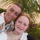 Sarah Tootell and her daughter Halle.