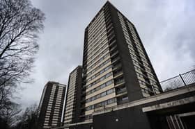 Seven Sisters tower blocks , College Bank , Rochdale , United Kingdom