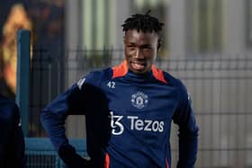 Sekou Kone trained with the Manchester United first-team squad
