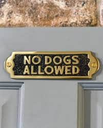 Wetherspoons’ dog ban was introduced shortly after the company was founded in 1979, but the chain had been lenient with dog owners for many years.
However, in September 2018 Wetherspoons announced it would no longer allow dogs in any of its UK branches, with the exception of assistance dogs