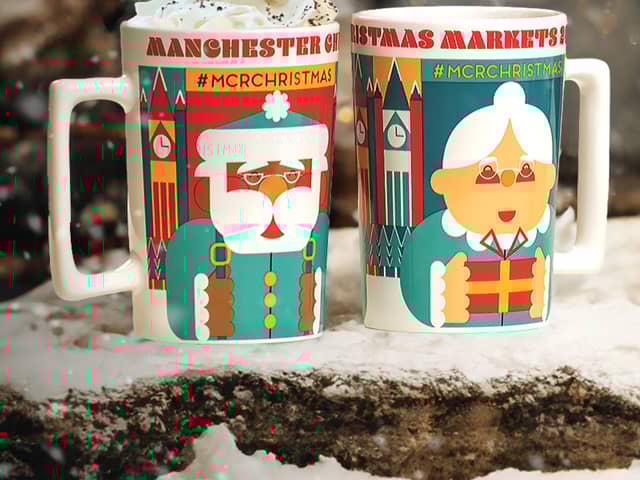 Manchester Christmas Market mugs for 2024 