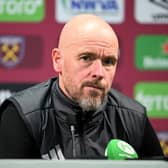 Erik ten Hag spoke for the final time as Manchester United manager after defeat to West Ham