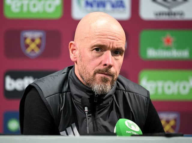 Erik ten Hag spoke for the final time as Manchester United manager after defeat to West Ham