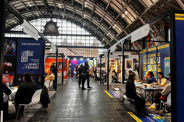 WOMEX exhibitors at Manchester Central.