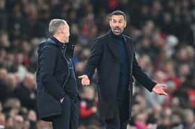 Ruud van Nistelrooy and Steve Cooper