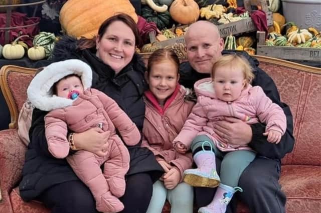 Laura and Mike Barlow with their kids
