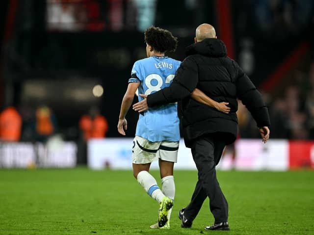Rico Lewis was missing from Manchester City's starting XI at the weekend and his presence was missed.