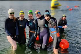 Uswim has hit 25 years plunging into the cold water of Salford Quays