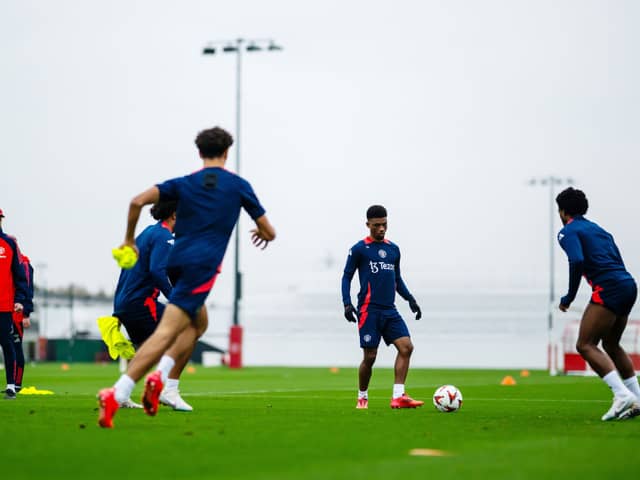 Amad Diallo is a doubt for Manchester United ahead of facing Leicester City