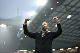Ruud van Nistelrooy thanked Manchester United fans for sharing a 'beautiful moment' at the end of Sunday's game.