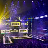 A general view of the stage during the MTV EMAs