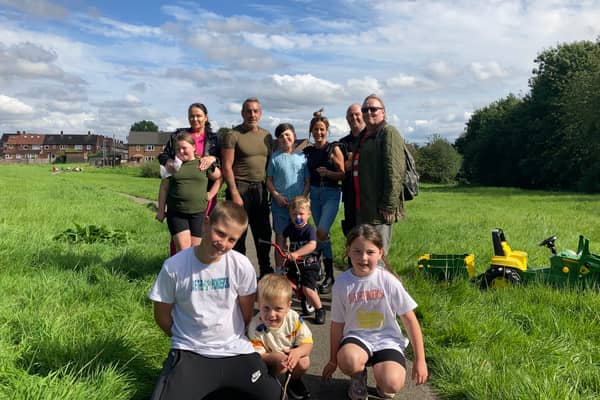 Campaigners fighting to save the Ponderosa in Langley Estate, Middleton