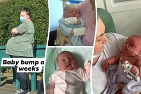 Meet the mum Sarah Richards with three children who were all born at a combined weight of 31lbs 7oz