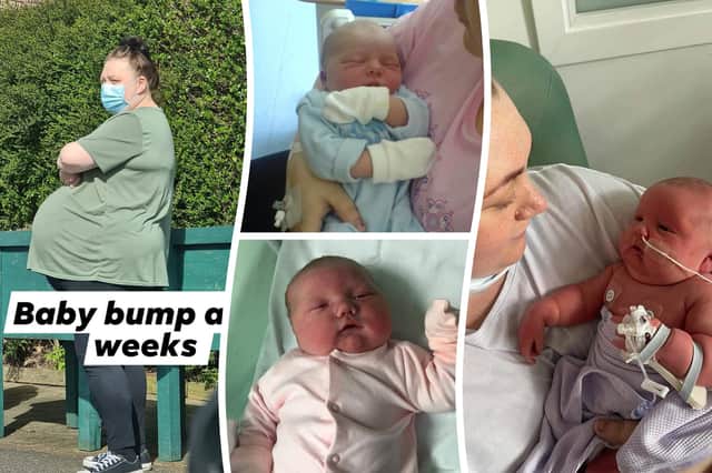 Meet the mum Sarah Richards with three children who were all born at a combined weight of 31lbs 7oz