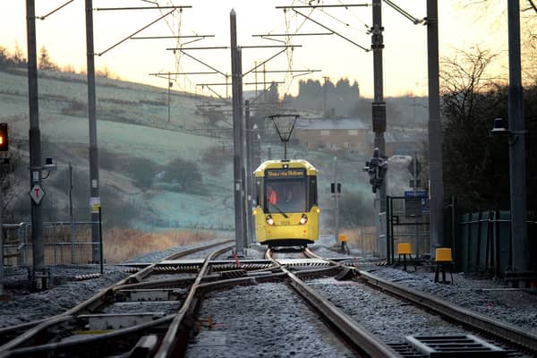 Tram services may be affected by the cold weather 