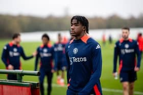 Godwill Kukonki was involved in Ruben Amorim's first Manchester United training session