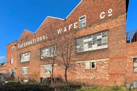 Progress Works, Ayres Road, Old Trafford where the Antonelli Brothers invented the sugar cone ice cream – believed to be the first purpose-built ice cream cone factory in the world