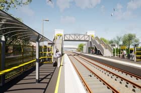 Artist impression of what Golborne Station could look like