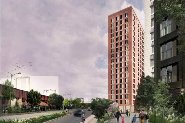 Salford Central New Bailey. Taken from planning docs