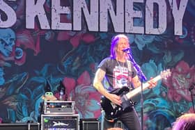Myles Kennedy performing at Manchester Academy on Wednesday 27th November. 