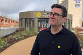 Andy Burnham in Stockport