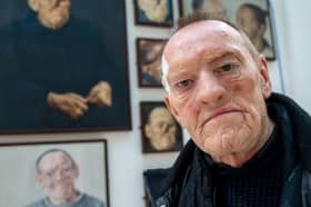 Robin Fahey at the I'm Still Me art exhibition