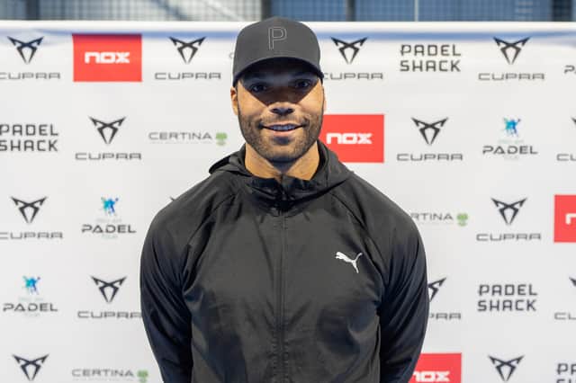 Lescott spoke to Manchester World at a CUPRA x Pro Am Padel Tour event.