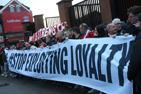 Manchester City, Liverpool, Manchester United and Everton fans set rivalry aside last weekend to protest increasing Premier League ticket costs.