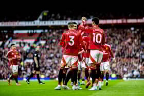 Manchester United have made six changes against Arsenal