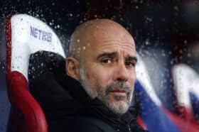 Pep Guardiola said he was happy with a point against Crystal Palace.