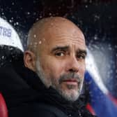 Pep Guardiola said he was happy with a point against Crystal Palace.