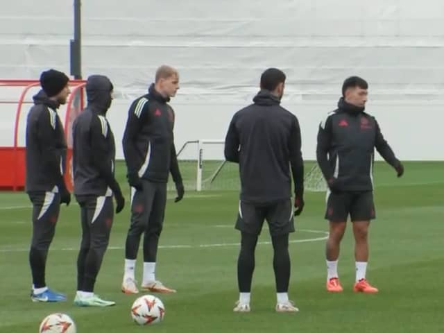 Toby Collyer is back in Manchester United training