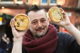 Pie eating champ Michael Chant, 43, of Bury