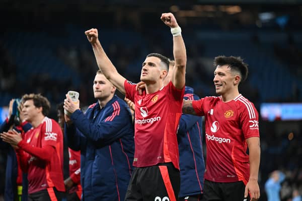 Diogo Dalot struggled in Manchester United's win over Man City