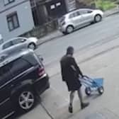 Sindeep Singh, wheeling a trolley home to transport his mother's body. 