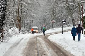 Snow and wind warnings have been issued for Manchester for New Year's Day