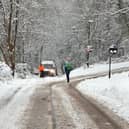Snow and wind warnings have been issued for Manchester for New Year's Day