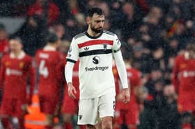 Bruno Fernandes was player of the match as Manchester United drew with Liverpool