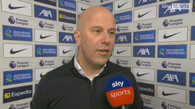 Arne Slot praised Manchester United after their draw with Liverpool