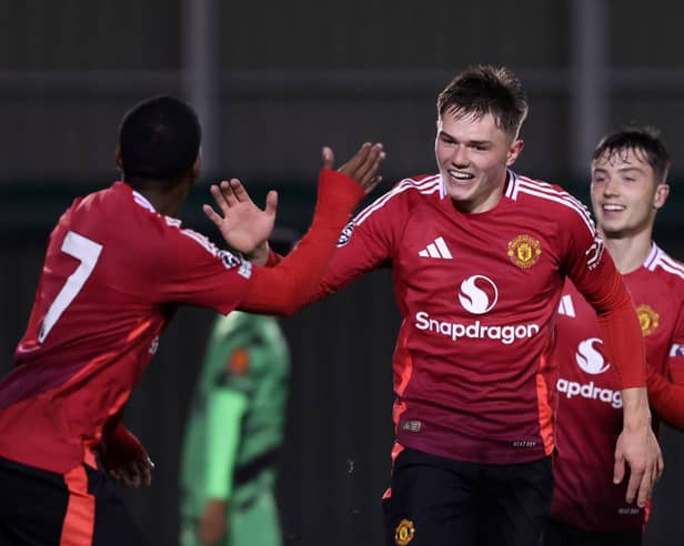 Ethan Ennis has 10 goals for Manchester United U21s this season