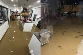 Home destroyed by floods for second time in around 12 months.