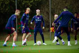 Toby Collyer leads by example in Manchester United training