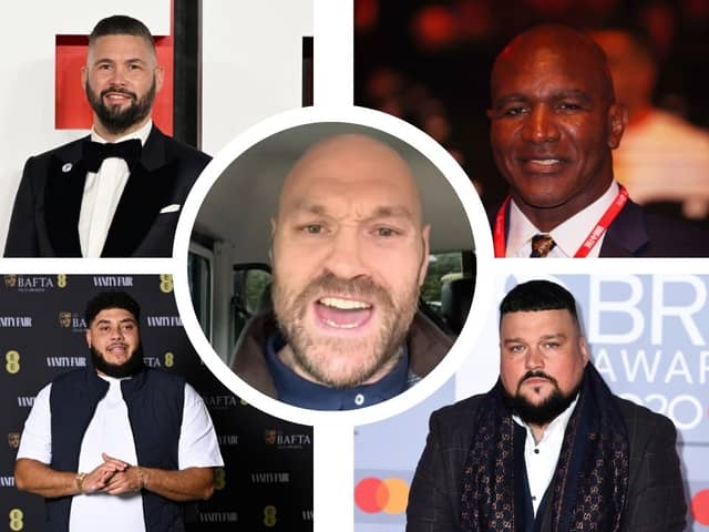 Celebrities react to Tyson Fury's retirement news. Credit: Getty