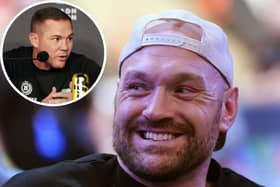 Tyson Fury's former trainer Jamie Moore (inset) explains what his ex client meant by the Dick Turpin comment. Credit: Getty & PA