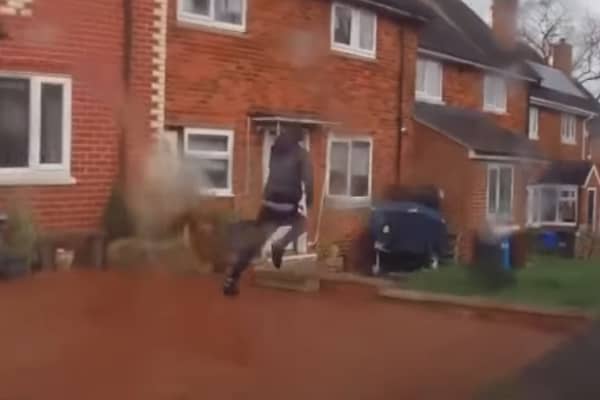 Burglars caught after filming themselves at the scenes of their crimes.