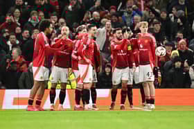 Manchester United defeated Rangers in the Europa League