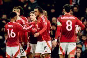 Manchester United defeated Rangers late on in the Europa League