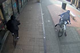 Ramarni Spencer and Pharrell McLennon blasted the victim at close range as they rode through a shopping centre in broad daylight.
