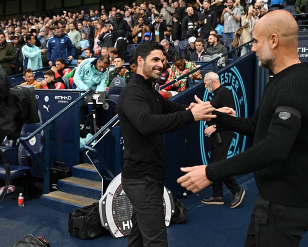 Arsenal face Man City in a huge game at the top of the Premier League