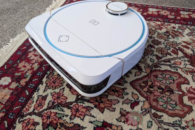 The Legee D8 is a smart-looking device, shaped cleverly to fit in tight corners